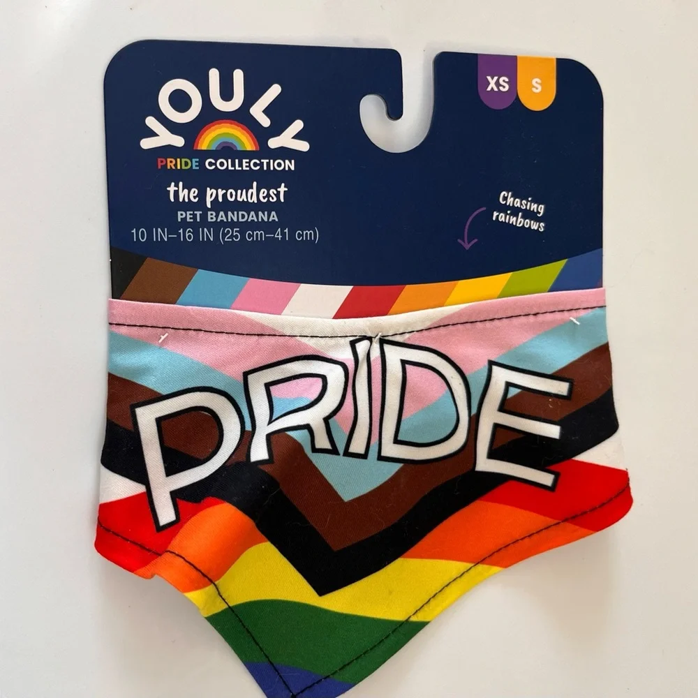 Youly Collection Vibrant Pride Pet Bandana from the Pride Collection - Picture 1 of 3